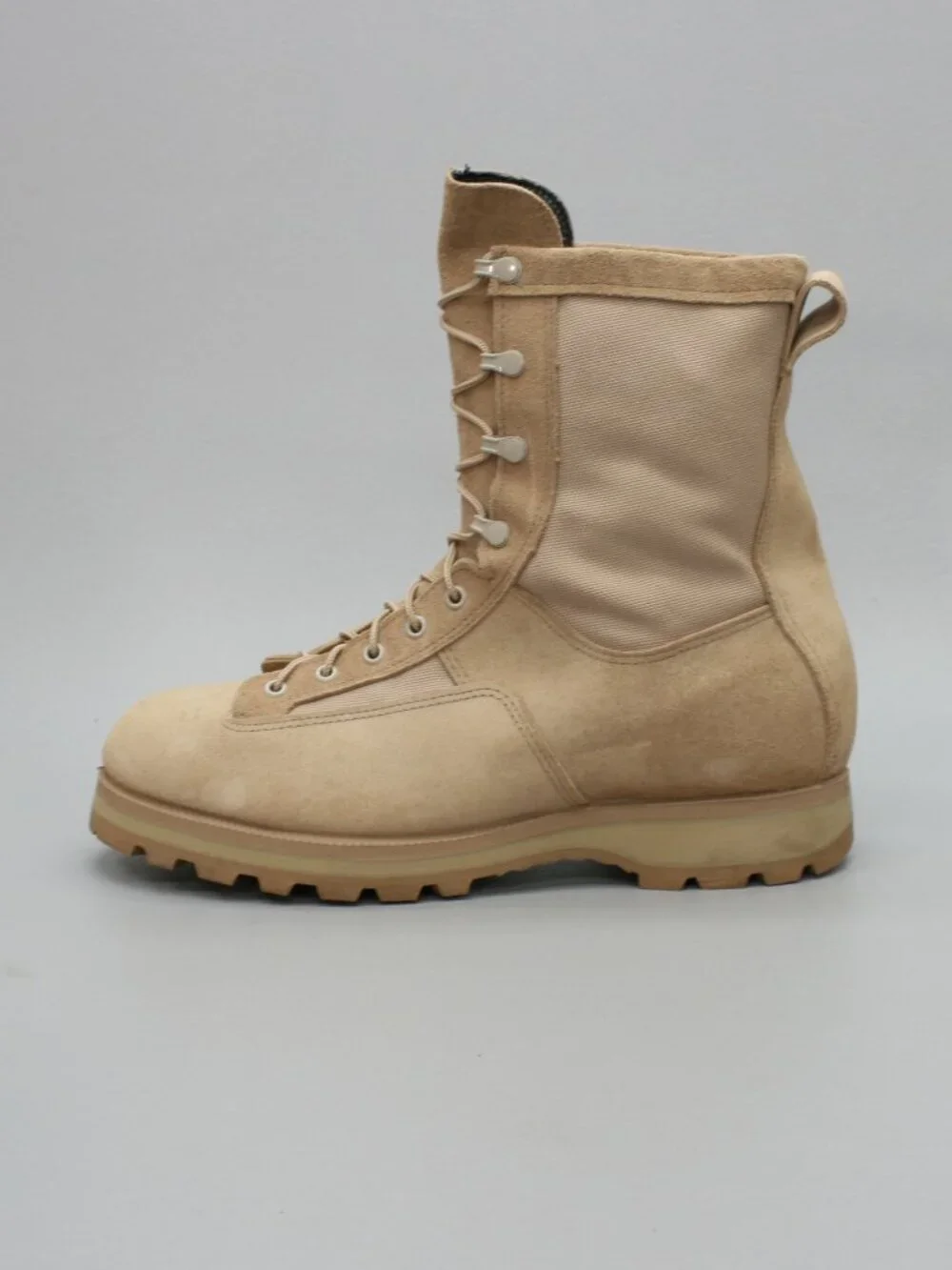 McRae Men's 11 W Wide US Army Military Coyote Tan Suede Gore-Tex Combat Boots